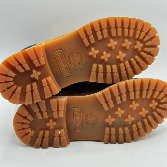 TIMBERLAND Premium 6 Inch Waterproof Leather Boots Wheat Women Sz 7.5 $180 - Picture 6 of 8